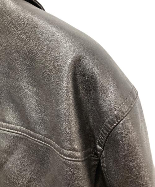 LEVI'S（リーバイス）LEVI'S (リーバイス) 裏ボアフェイクレザージャケット ブラウン サイズ:XLの古着・服飾アイテム