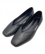 卑弥呼ヒミコ）の古着「Vカットローヒールパンプス」｜ブラック