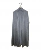 Y's for livingワイズフォーリビング）の古着「ロングカーディガン」｜グレー