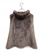 PLAIN PEOPLEプレインピープル）の古着「エコファーオフタートルベスト」｜グレー