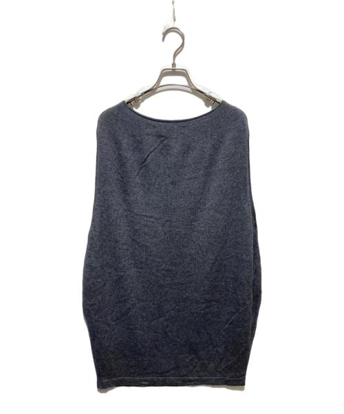 mizuiroind（ミズイロインド）mizuiroind (ミズイロインド) ニットワンピース グレー サイズ:FREEの古着・服飾アイテム