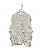 plantationプランテーション）の古着「ギンガムチェック チェックブラウス」｜ホワイト×アイボリー