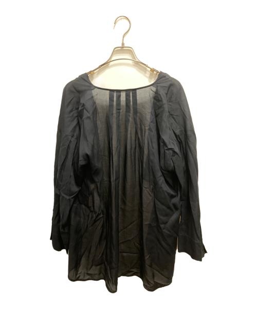 PLAIN PEOPLE（プレインピープル）PLAIN PEOPLE (プレインピープル) キュプラシフォンドレープカーディガン ネイビー サイズ:9の古着・服飾アイテム