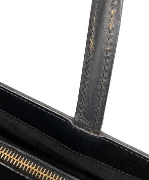 CELINE（セリーヌ）CELINE (セリーヌ) マカダム柄トートバッグ ブラウンの古着・服飾アイテム