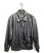 STRATH CONARストラスコナー）の古着「レザージャケット」｜ブラック