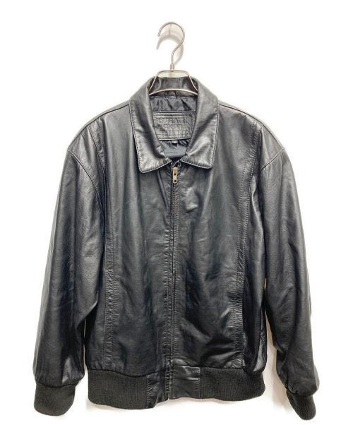 STRATH CONAR（ストラスコナー）STRATH CONAR (ストラスコナー) レザージャケット ブラック サイズ:Ⅿの古着・服飾アイテム