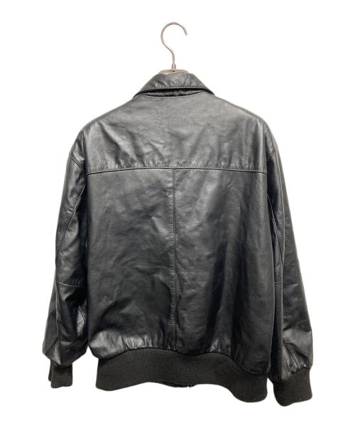 STRATH CONAR（ストラスコナー）STRATH CONAR (ストラスコナー) レザージャケット ブラック サイズ:Ⅿの古着・服飾アイテム