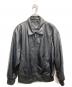 STRATH CONAR（ストラスコナー）の古着「レザージャケット」｜ブラック