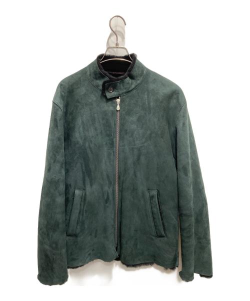 Paul Smith London（ポールスミスロンドン）Paul Smith London (ポールスミスロンドン) シープスキンムートンジャケット ブラック サイズ:Mの古着・服飾アイテム