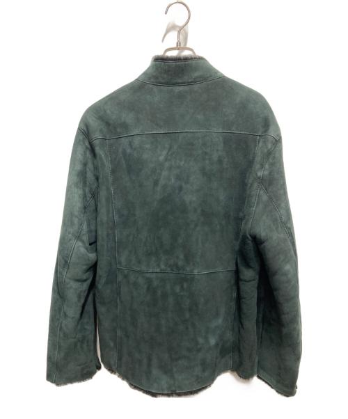 Paul Smith London（ポールスミスロンドン）Paul Smith London (ポールスミスロンドン) シープスキンムートンジャケット ブラック サイズ:Mの古着・服飾アイテム