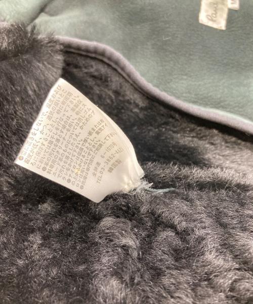 Paul Smith London（ポールスミスロンドン）Paul Smith London (ポールスミスロンドン) シープスキンムートンジャケット ブラック サイズ:Mの古着・服飾アイテム