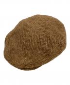 RALPH LAUREN Purple Labelラルフ ローレン パープル レーベル）の古着「ハンティングキャップ」｜ベージュ