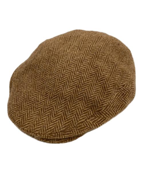 RALPH LAUREN Purple Label（ラルフ ローレン パープル レーベル）RALPH LAUREN PURPLE LABEL (ラルフ ローレン パープル レーベル) ハンティングキャップ ベージュの古着・服飾アイテム