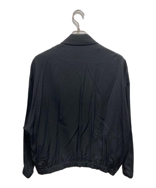 Curensology（カレンソロジー）Curensology (カレンソロジー) ヴィスコースツイルブルゾン ブラック サイズ:FREEの古着・服飾アイテム