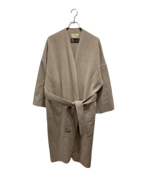 Curensology（カレンソロジー）Curensology (カレンソロジー) マンテコロングコート ベージュ サイズ:36の古着・服飾アイテム