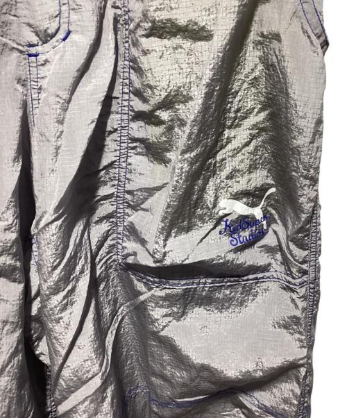 PUMA（プーマ）PUMA (プーマ) KIDSUPER STUDIOS (キッドスーパーストュディオス) ナイロンパンツ グレー サイズ:Lの古着・服飾アイテム