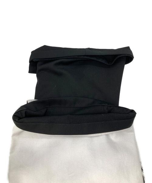 YOIKADAKADA（ヨイカダカダ）YOIKADAKADA (ヨイカダカダ) パンク風二重ワイドパンツ ブラック サイズ:Lの古着・服飾アイテム