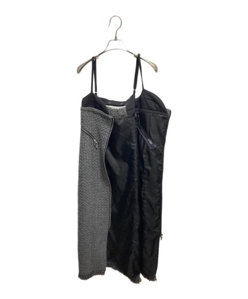 PRANK PROJECT（プランクプロジェクト）PRANK PROJECT (プランクプロジェクト) ツイードジップワンピース グレー サイズ:FREEの古着・服飾アイテム