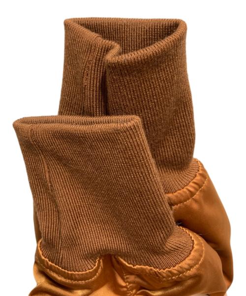 STUDIO R330（スタジオ アール330）STUDIO Ｒ330 (スタジオ アール330) デザインショート丈ブルゾン ブラウン サイズ:Sの古着・服飾アイテム