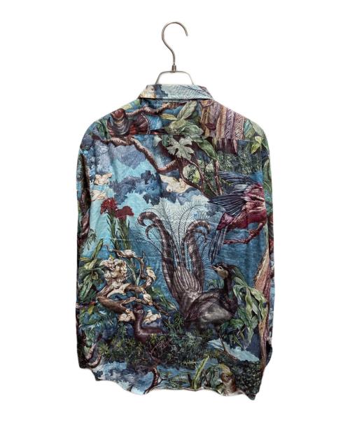 Paul Smith COLLECTION（ポールスミス コレクション）Paul Smith COLLECTION (ポールスミス コレクション) 孔雀柄シャツ マルチカラー サイズ:Ⅼの古着・服飾アイテム