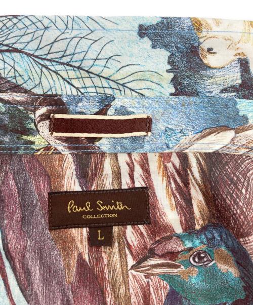 Paul Smith COLLECTION（ポールスミス コレクション）Paul Smith COLLECTION (ポールスミス コレクション) 孔雀柄シャツ マルチカラー サイズ:Ⅼの古着・服飾アイテム