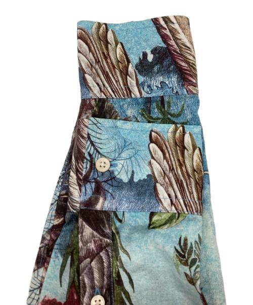 Paul Smith COLLECTION（ポールスミス コレクション）Paul Smith COLLECTION (ポールスミス コレクション) 孔雀柄シャツ マルチカラー サイズ:Ⅼの古着・服飾アイテム