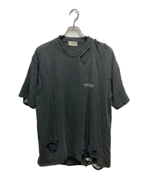 FORSOMEONE（フォーサムワン）FORSOMEONE (フォーサムワン) DAMAGE EAGLE TEE ブラック サイズ:50の古着・服飾アイテム
