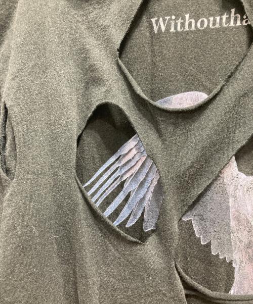 FORSOMEONE（フォーサムワン）FORSOMEONE (フォーサムワン) DAMAGE EAGLE TEE ブラック サイズ:50の古着・服飾アイテム