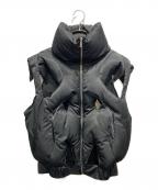 YOIKADAKADAヨイカダカダ）の古着「変形中綿ベスト」｜ブラック