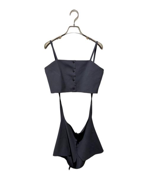 LOW CLASSIC（ロウクラシック）LOW CLASSIC (ロウクラシック) ビスチェ ネイビー サイズ:ＸＳの古着・服飾アイテム