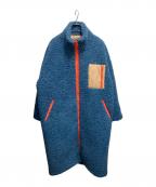 PAMEO POSEパメオポーズ）の古着「ボアコート/Meta Poodle Coat」｜ブルー