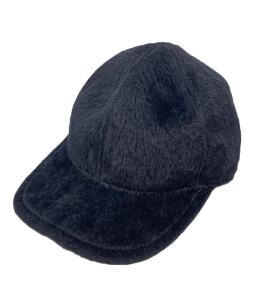 BORSALINO（ボルサリーノ）BORSALINO (ボルサリーノ) アルパカベースボールキャップ ブラック 未使用品の古着・服飾アイテム