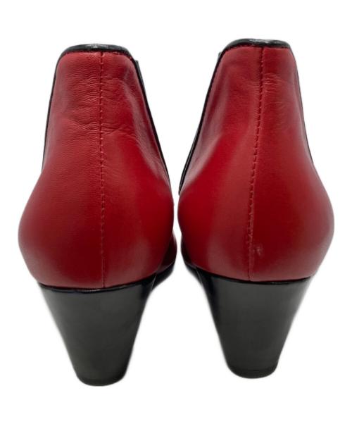 JOHN LAWRENCE SULLIVAN（ジョン ローレンス サリバン）JOHN LAWRENCE SULLIVAN (ジョン ローレンス サリバン) ヒールサイドゴアブーツ レッド サイズ:25cmの古着・服飾アイテム