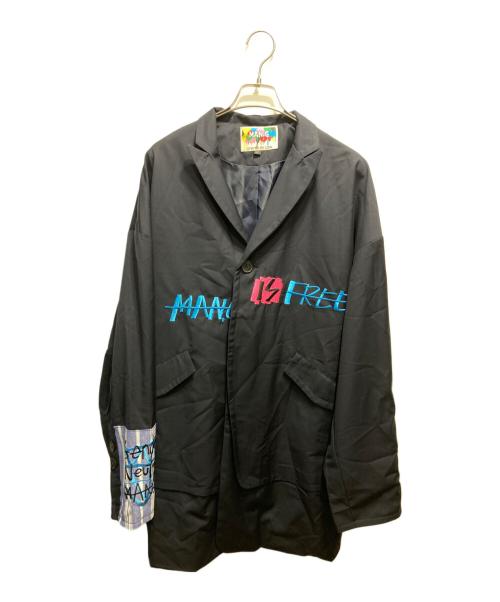 GRAPHISTE MAN.G（グラフィスト マンジー）Graphiste man.g (グラフィスト マンジー) テーラードジャケット ネイビー サイズ:FREEの古着・服飾アイテム