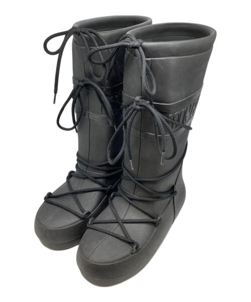 MOON BOOT（ムーンブーツ）MOON BOOT (ムーンブーツ) ロングブーツ ブラック サイズ:39-40の古着・服飾アイテム