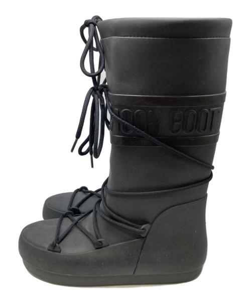 MOON BOOT（ムーンブーツ）MOON BOOT (ムーンブーツ) ロングブーツ ブラック サイズ:39-40の古着・服飾アイテム