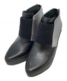 UNITED NUDE（ユナイテッドヌード）の古着「ウェッジソールブーツ」｜シルバー