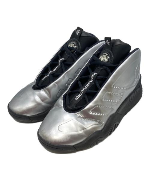 adidas（アディダス）adidas (アディダス) ALEXANDER WANG (アレキサンダー・ワン) コラボスニーカー/AW FUTURESHELL シルバー サイズ:28cmの古着・服飾アイテム