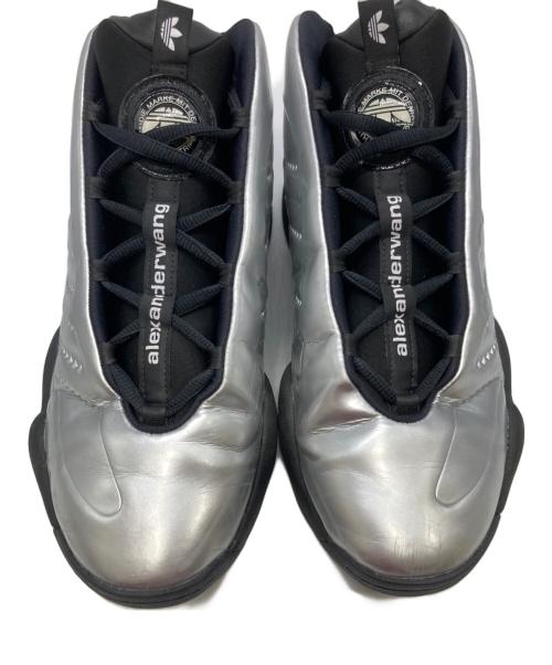 adidas（アディダス）adidas (アディダス) ALEXANDER WANG (アレキサンダー・ワン) コラボスニーカー/AW FUTURESHELL シルバー サイズ:28cmの古着・服飾アイテム