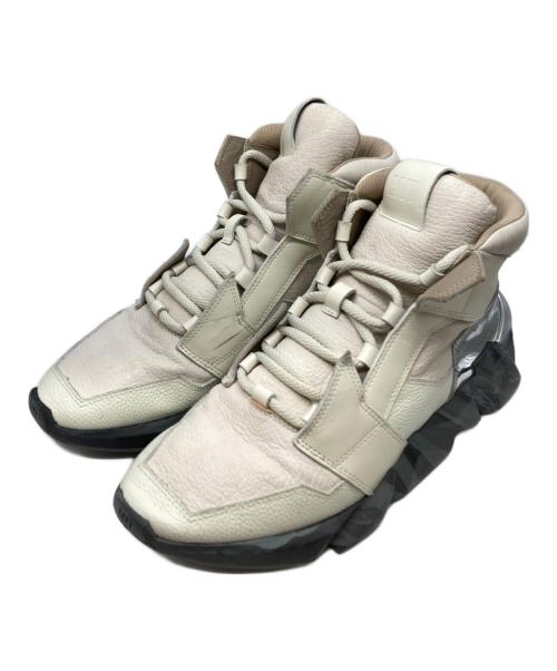 UNITED NUDE（ユナイテッドヌード）UNITED NUDE (ユナイテッドヌード) ハイカットスニーカー アイボリー サイズ:不明の古着・服飾アイテム