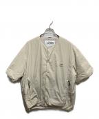 CITEN×TAIONシテン×タイオン）の古着「別注 レイヤーダウンシャツ」｜アイボリー