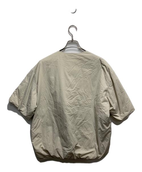 CITEN（シテン）CITEN (シテン) TAION (タイオン) 別注 レイヤーダウンシャツ アイボリー サイズ:Mの古着・服飾アイテム