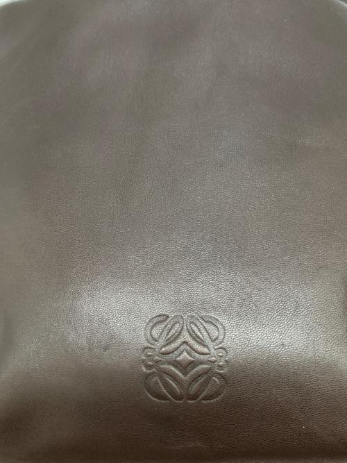 LOEWE（ロエベ）LOEWE (ロエベ) 巾着ショルダーバッグ/フラメンコ ブラウンの古着・服飾アイテム