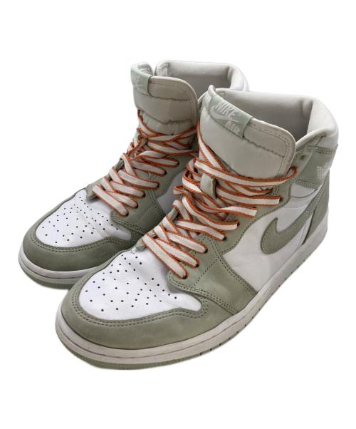 NIKE（ナイキ）NIKE (ナイキ) AIR JORDAN 1 RETRO HIGH OG ホワイト×グリーン サイズ:27cmの古着・服飾アイテム
