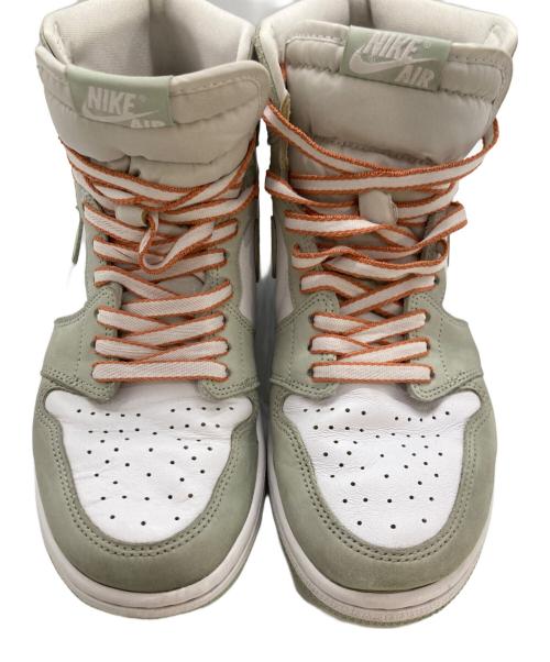 NIKE（ナイキ）NIKE (ナイキ) AIR JORDAN 1 RETRO HIGH OG ホワイト×グリーン サイズ:27cmの古着・服飾アイテム