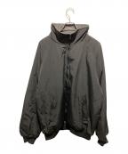 GAMEゲーム）の古着「裏地フリースナイロンジャケット」｜ブラック