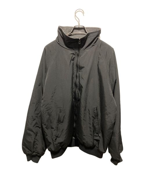 GAME（ゲーム）GAME (ゲーム) 裏地フリースナイロンジャケット ブラック サイズ:XLの古着・服飾アイテム