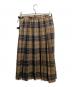 O'NEIL OF DUBLIN (オニールオブダブリン) ロングチェックラップスカート ブラウン サイズ:40：7000円