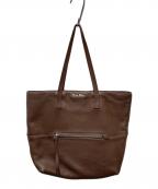 MIU MIUミュウミュウ）の古着「レザーショッピングトートバッグ」｜ブラウン