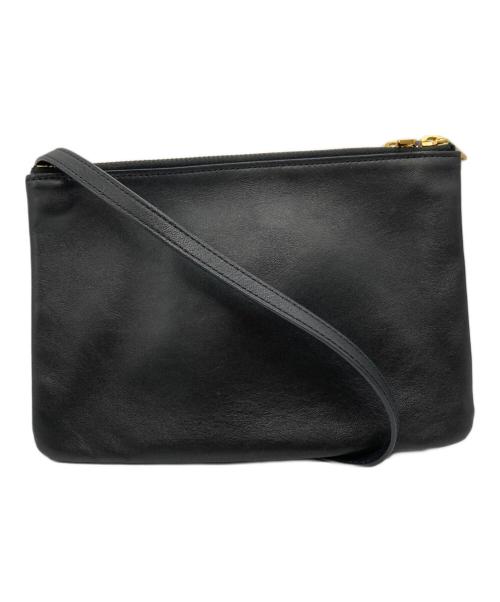 CELINE（セリーヌ）CELINE (セリーヌ) Small Trio/トリオ スモール ショルダーバッグ ブラックの古着・服飾アイテム